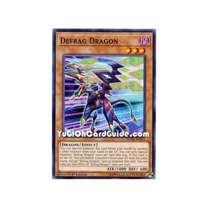 Defrag Dragon (Common) – Flames of Destruction | Carta YUGIOH en México