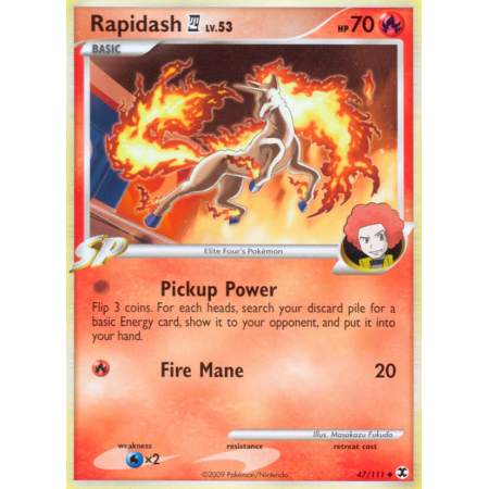 Rapidash E4 (Reverse Holo)