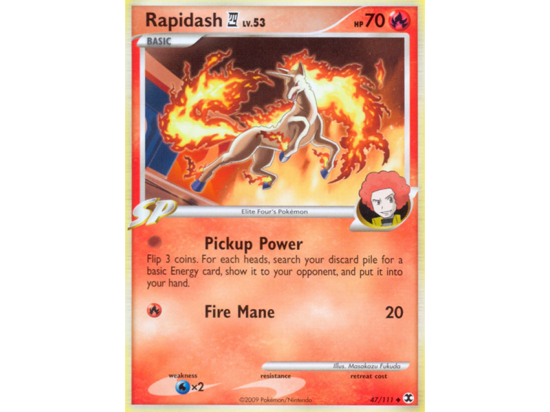 Rapidash E4 (Reverse Holo)