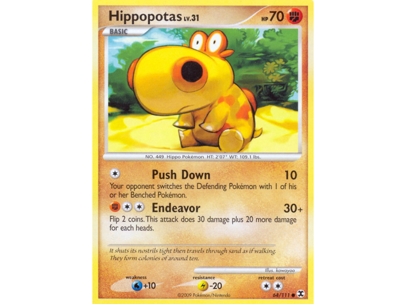 Hippopotas (Reverse Holo)