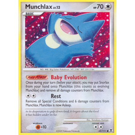 Munchlax (Reverse Holo)