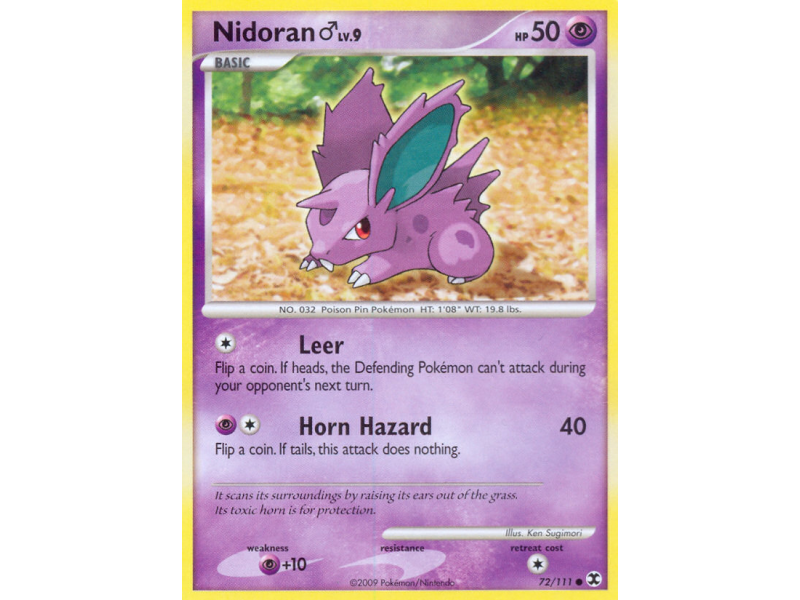 Nidoran ♂ (Reverse Holo)