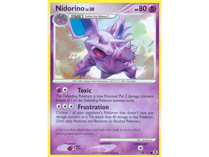 Nidorino (Reverse Holo)