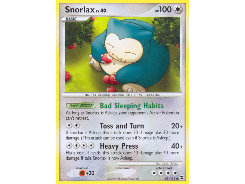 Snorlax (Reverse Holo)
