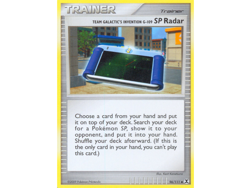Team Galactic's Invention G-109 SP Radar (Reverse Holo)