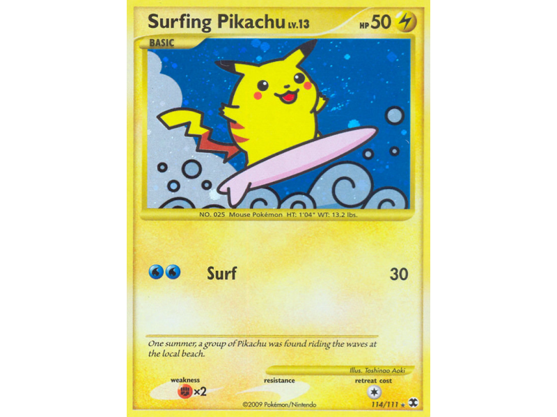 Surfing Pikachu