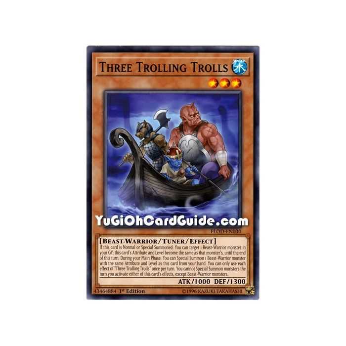Three Trolling Trolls (Common) – Flames of Destruction | Carta YUGIOH en México