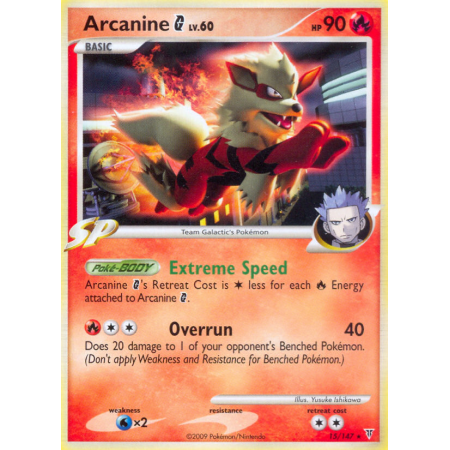 Arcanine G (Reverse Holo)