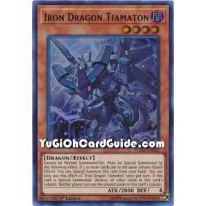 Iron Dragon Tiamaton (Ultra Rare) – Flames of Destruction | Carta YUGIOH en México