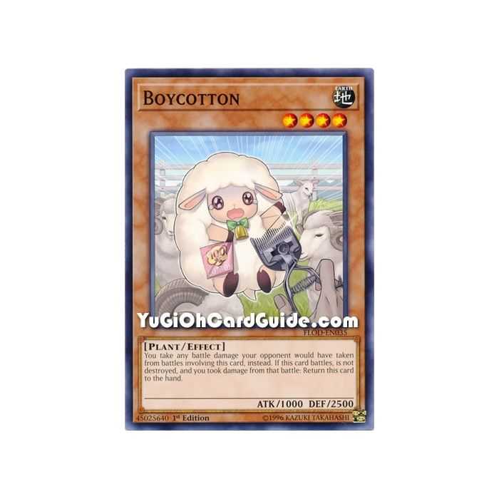 Boycotton (Common) – Flames of Destruction | Carta YUGIOH en México