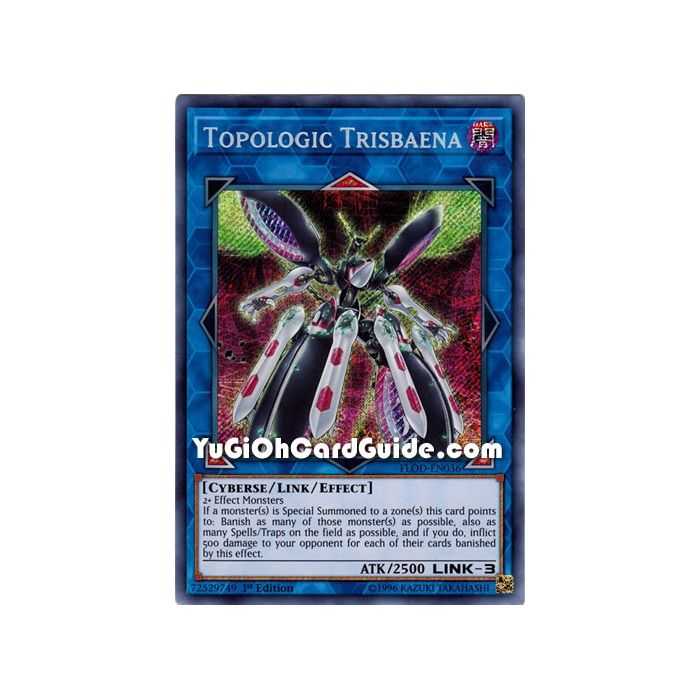 Topologic Trisbaena (Secret Rare) – Flames of Destruction | Carta YUGIOH en México