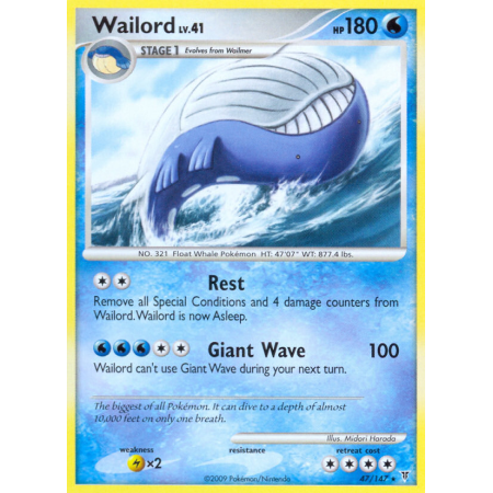 Wailord (Reverse Holo)