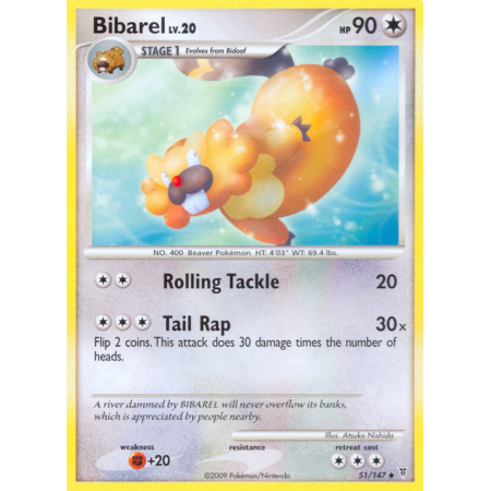 Bibarel (Reverse Holo)
