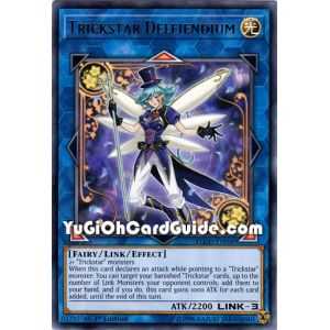 Trickstar Delfiendium (Rare) – Flames of Destruction | Carta YUGIOH en México
