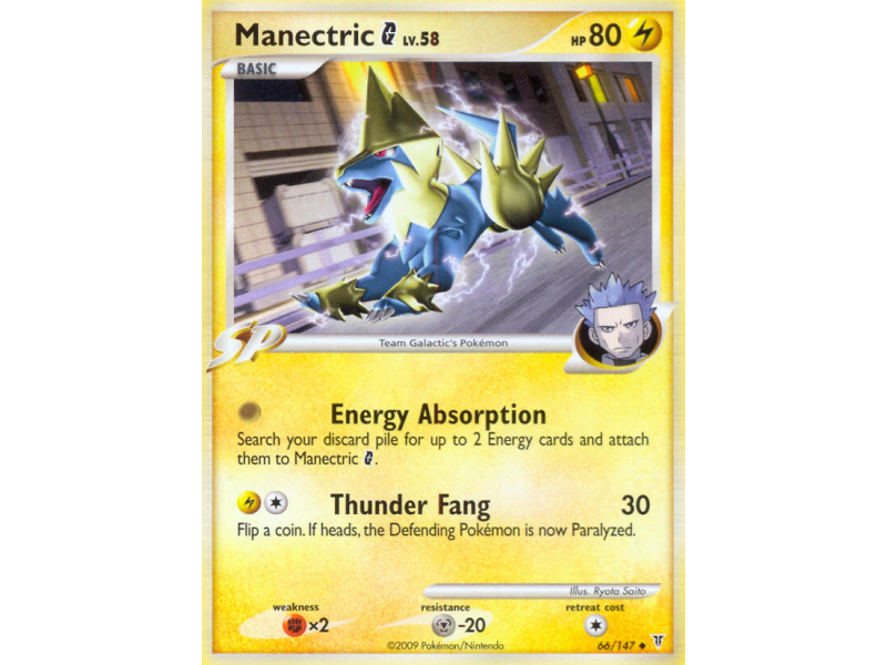 Manectric G (Reverse Holo)