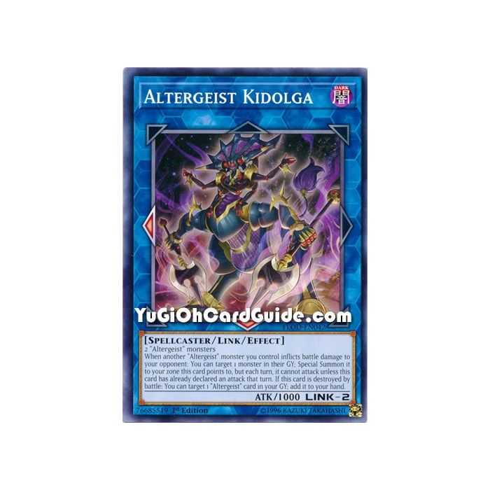 Altergeist Kidolga (Common) – Flames of Destruction | Carta YUGIOH en México