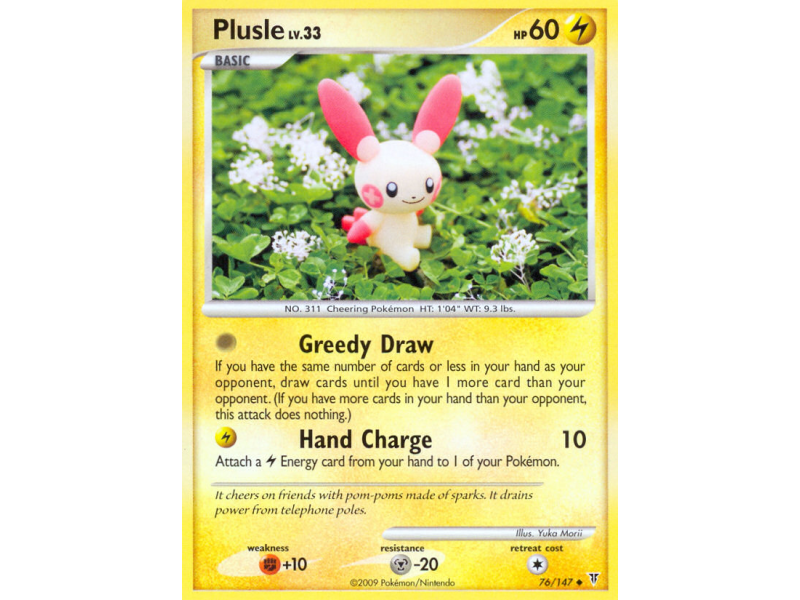 Plusle (Reverse Holo)