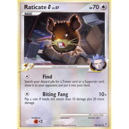 Raticate G (Reverse Holo)