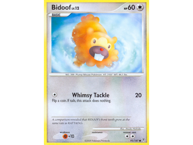 Bidoof (Reverse Holo)