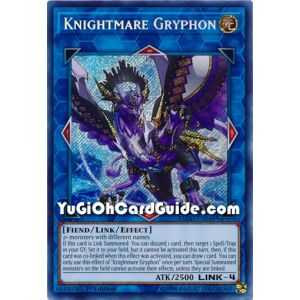 Knightmare Gryphon (Secret Rare) – Flames of Destruction | Carta YUGIOH en México