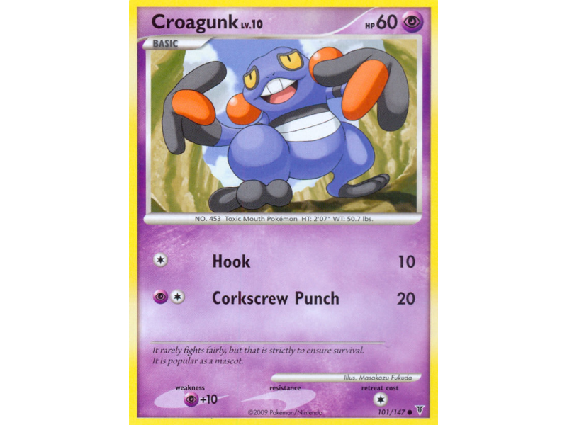 Croagunk (Reverse Holo)