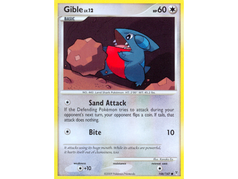Gible (Reverse Holo)