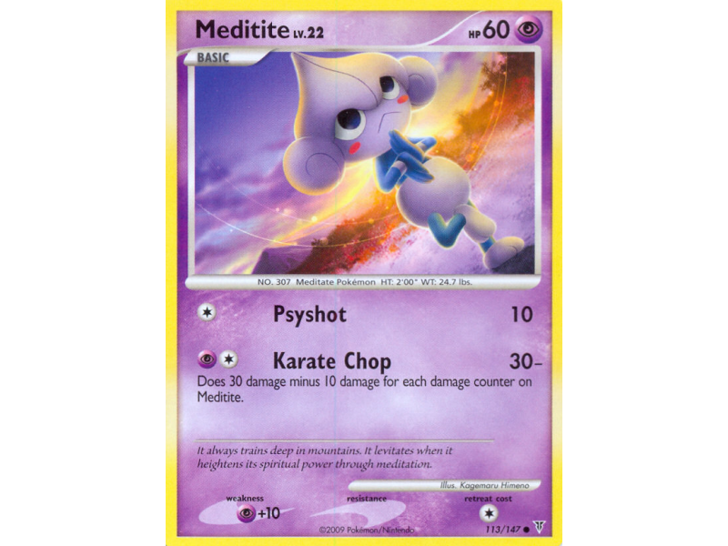 Meditite (Reverse Holo)
