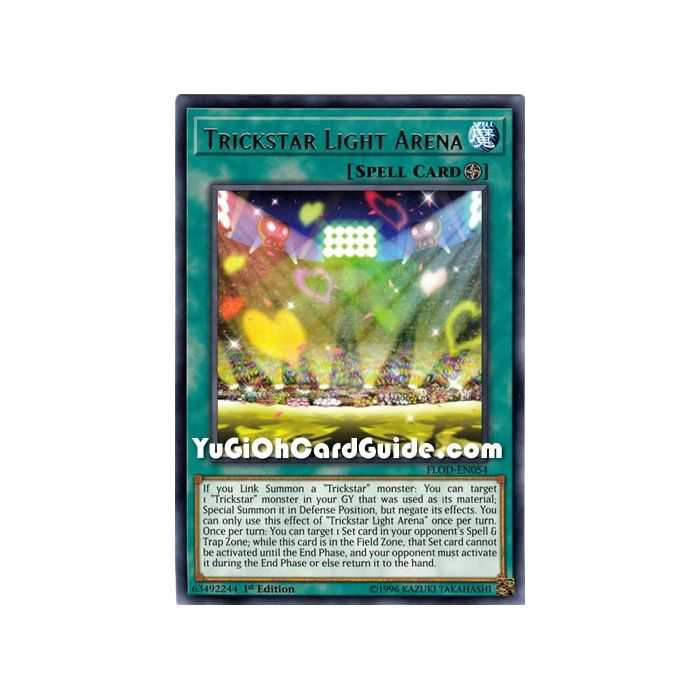 Trickstar Light Arena (Rare) – Flames of Destruction | Carta YUGIOH en México