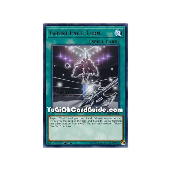Gouki Face Turn (Rare) – Flames of Destruction | Carta YUGIOH en México