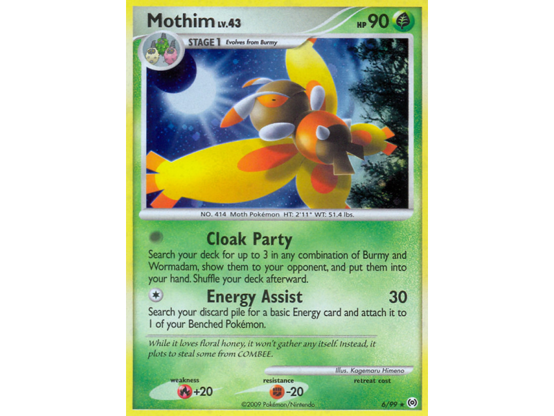 Mothim (Reverse Holo)