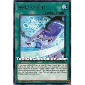 Sekka's Light (Rare) – Flames of Destruction | Carta YUGIOH en México