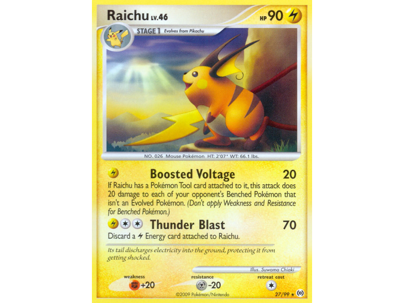 Raichu (Reverse Holo)