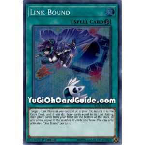 Link Bound (Super Rare) – Flames of Destruction | Carta YUGIOH en México
