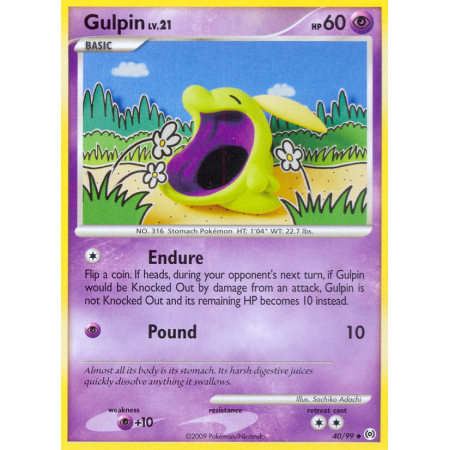 Gulpin (Reverse Holo)