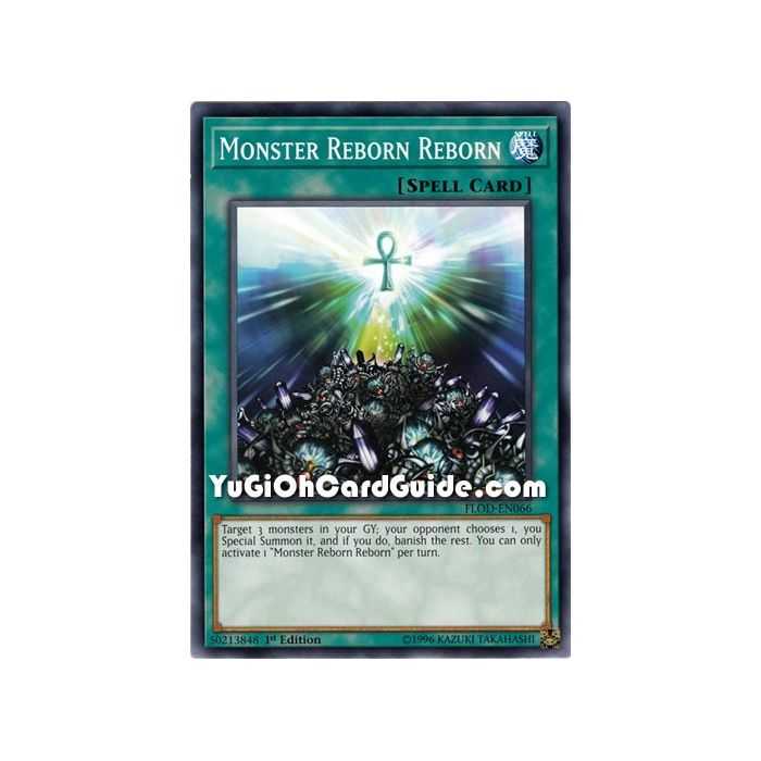 Monster Reborn Reborn (Common) – Flames of Destruction | Carta YUGIOH en México
