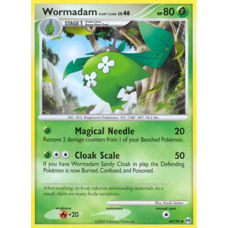 Wormadam Plant Cloak (Reverse Holo)