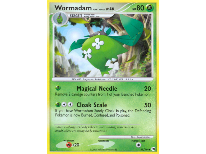 Wormadam Plant Cloak (Reverse Holo)