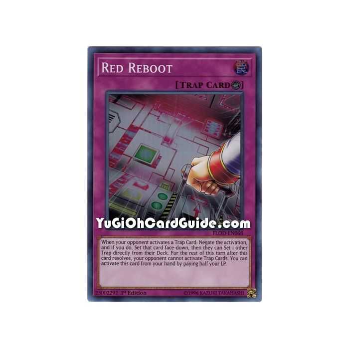 Red Reboot (Super Rare) – Flames of Destruction | Carta YUGIOH en México