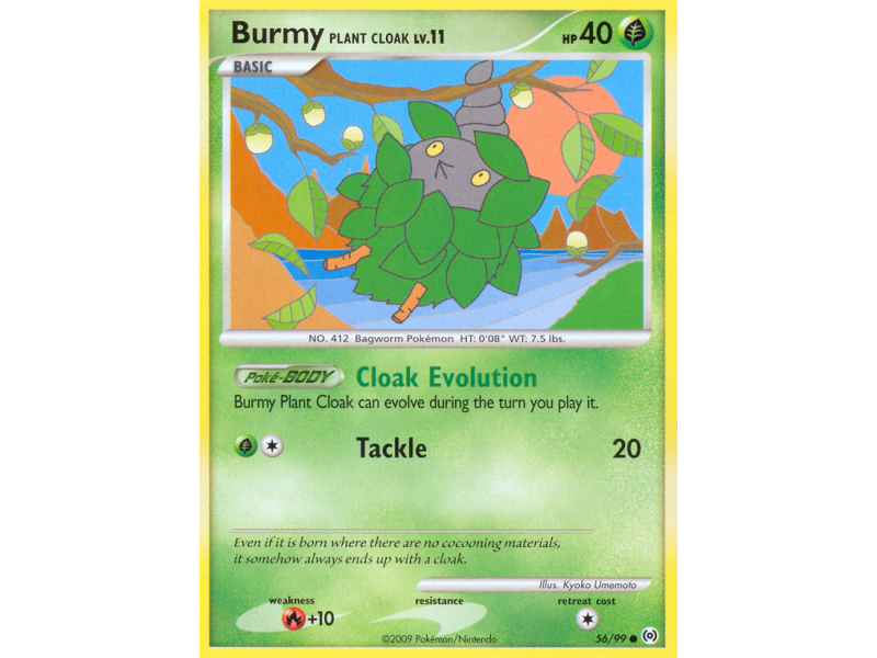 Burmy Plant Cloak (Reverse Holo)