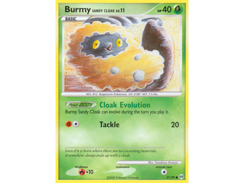Burmy Sandy Cloak (Reverse Holo)