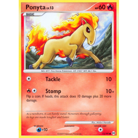 Ponyta (Reverse Holo)