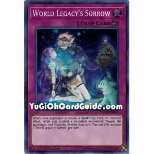 World Legacy's Sorrow (Super Rare) – Flames of Destruction | Carta YUGIOH en México