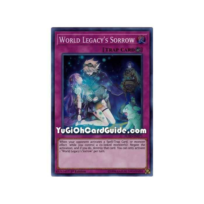 World Legacy's Sorrow (Super Rare) – Flames of Destruction | Carta YUGIOH en México