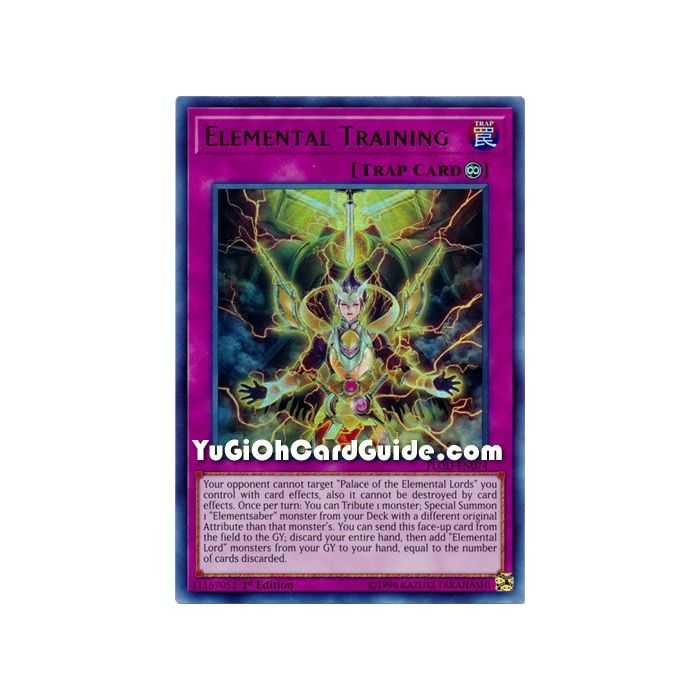 Elemental Training (Ultra Rare) – Flames of Destruction | Carta YUGIOH en México
