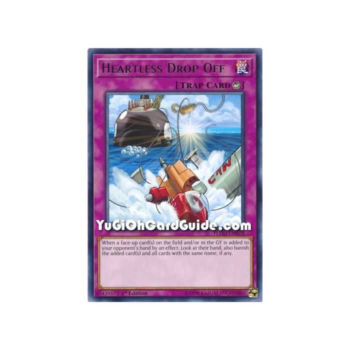 Heartless Drop Off (Rare) – Flames of Destruction | Carta YUGIOH en México