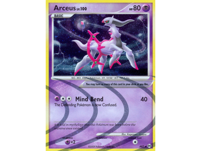 Arceus (Reverse Holo)