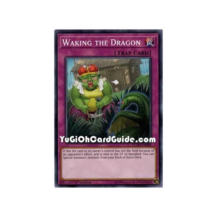 Waking the Dragon (Common) – Flames of Destruction | Carta YUGIOH en México