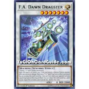F.A. Dawn Dragster (Rare) – Flames of Destruction | Carta YUGIOH en México