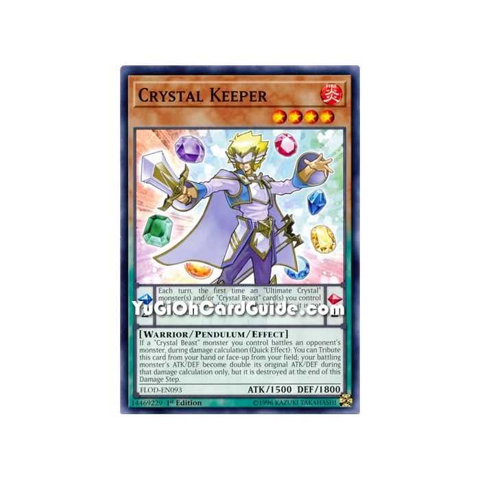 Crystal Keeper (Common) – Flames of Destruction | Carta YUGIOH en México