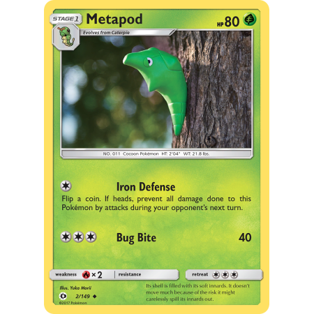 Metapod (Reverse Holo)